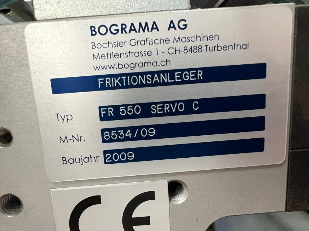 Mobile automatic friction feeder Bograma FR 550 Servo C - Печатарско оборудване: снимка 3 Mobile automatic friction feeder Bograma FR 550 Servo C - Печатарско оборудване: снимка 3