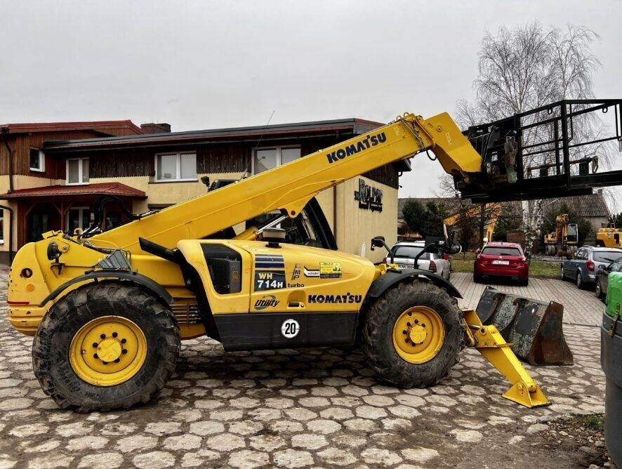 Телескопичен товарач Komatsu WH714 H kosz: снимка 6