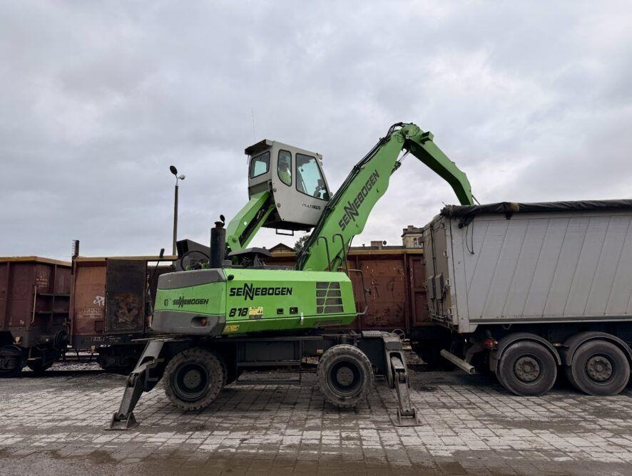 Sennebogen 818 K9  - Багер за манипулиране на материали: снимка 1 Sennebogen 818 K9  - Багер за манипулиране на материали: снимка 1