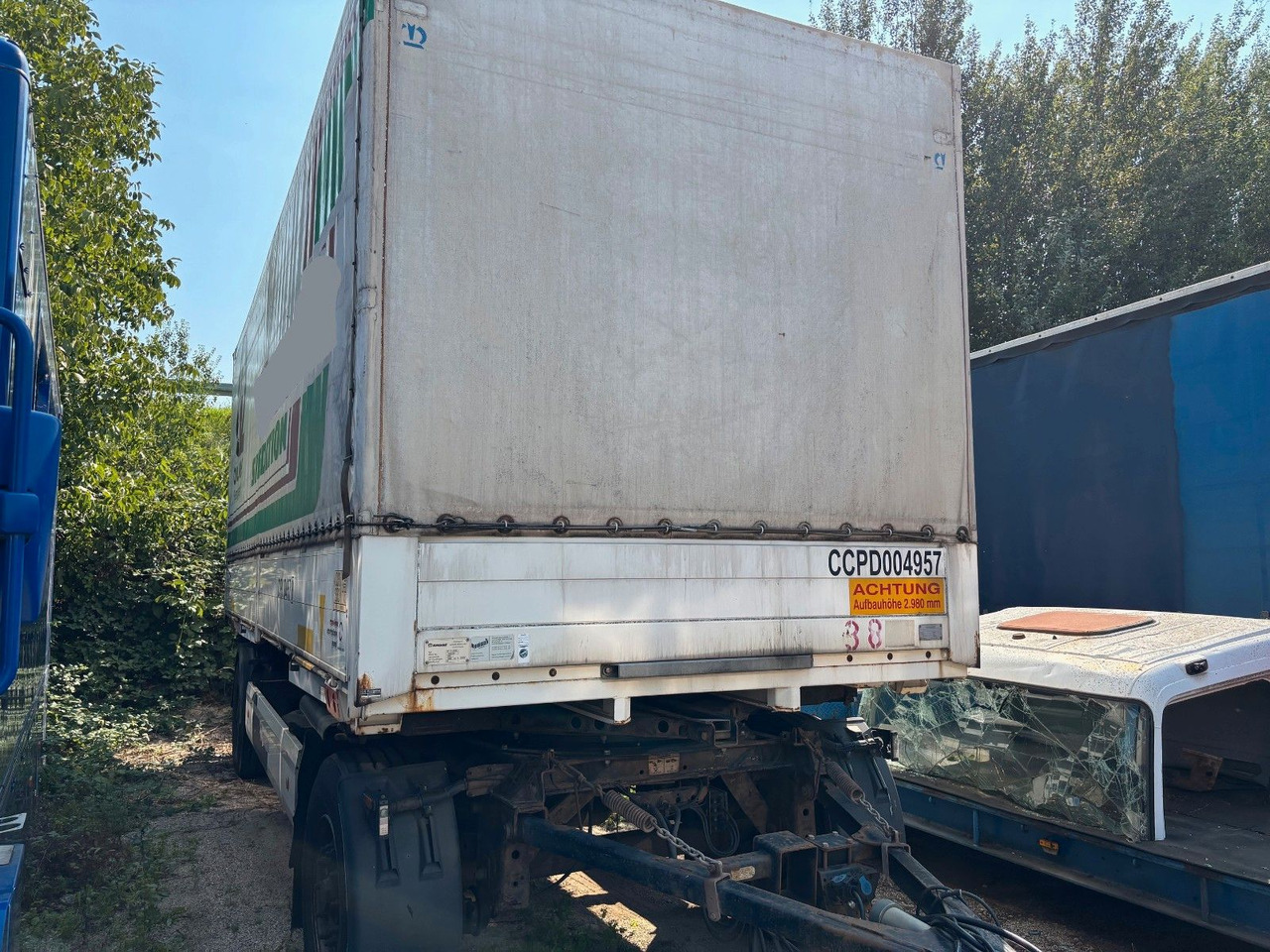 Krone AZ Alubordwände/Luft/Scheibe/BPW - Брезентово ремарке: снимка 2 Krone AZ Alubordwände/Luft/Scheibe/BPW - Брезентово ремарке: снимка 2