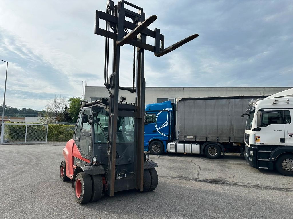 Linde H80D -03/900 Klima/Rückfahrkamera - Дизелов мотокар: снимка 1 Linde H80D -03/900 Klima/Rückfahrkamera - Дизелов мотокар: снимка 1