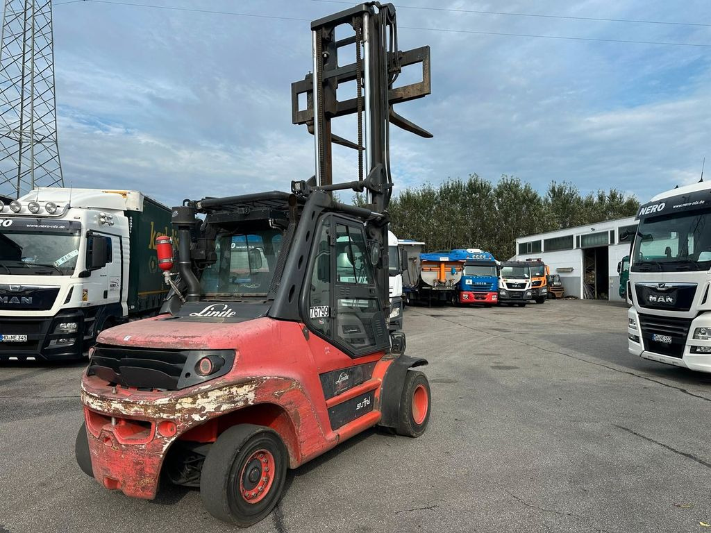 Linde H80D -03/900 Klima/Rückfahrkamera - Дизелов мотокар: снимка 3 Linde H80D -03/900 Klima/Rückfahrkamera - Дизелов мотокар: снимка 3