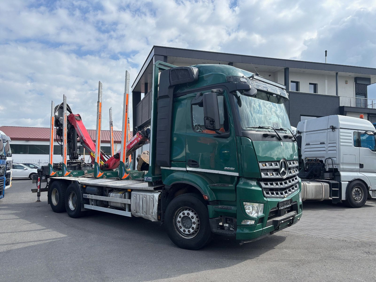Mercedes-Benz Arocs 6x4/Kran Cranab TZ 12.2 - Камион за дърва, Камион с кран: снимка 5 Mercedes-Benz Arocs 6x4/Kran Cranab TZ 12.2 - Камион за дърва, Камион с кран: снимка 5
