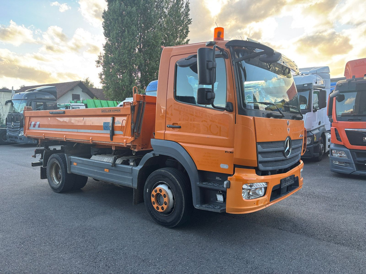 Mercedes-Benz Atego 1530 Blatt/Klima/Kamera - Самосвал камион: снимка 5 Mercedes-Benz Atego 1530 Blatt/Klima/Kamera - Самосвал камион: снимка 5