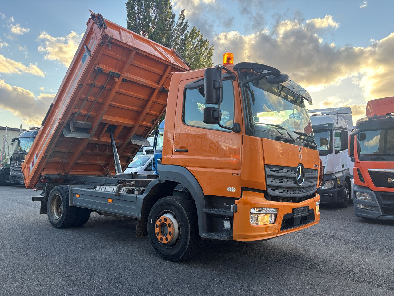 Mercedes-Benz Atego 1530 Blatt/Klima/Kamera - Самосвал камион: снимка 1 Mercedes-Benz Atego 1530 Blatt/Klima/Kamera - Самосвал камион: снимка 1