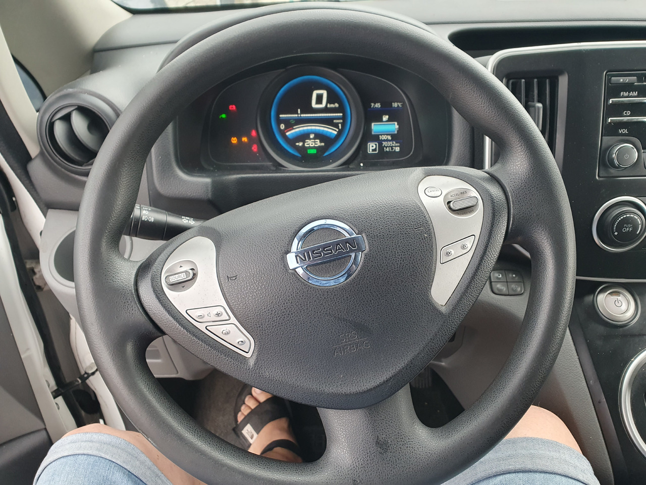 Nissan e-NV200 ELEKTRYK 40 Kwh 250 -300 km klima kamera - Малък ван, Електрически бус: снимка 5 Nissan e-NV200 ELEKTRYK 40 Kwh 250 -300 km klima kamera - Малък ван, Електрически бус: снимка 5