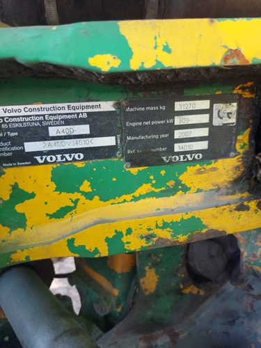 2007 Volvo A40D - Съчленен самосвал: снимка 5 2007 Volvo A40D - Съчленен самосвал: снимка 5