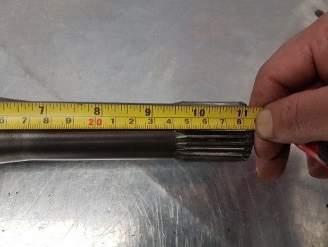 Предна ос Case 1255xl, Apl3052 Front Axle Drive Shaft Long Rhs 3229121r1, 0501304305: снимка 10