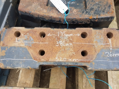 Противовес за Селскостопанска техника New Holland  Tm, Ts, 60 Series Main Weight Carrier Block 82026907, 82014593: снимка 10