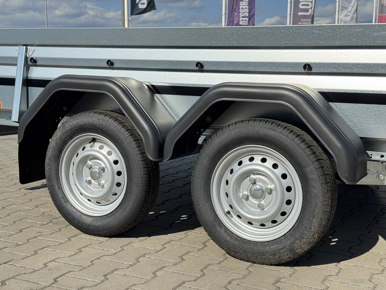 BRENDERUP 2300 STUB - przyczepa skrzyniowa 2 osie / 302 x 150 cm / 750 kg - Бордово ремарке/ Платформа: снимка 5 BRENDERUP 2300 STUB - przyczepa skrzyniowa 2 osie / 302 x 150 cm / 750 kg - Бордово ремарке/ Платформа: снимка 5