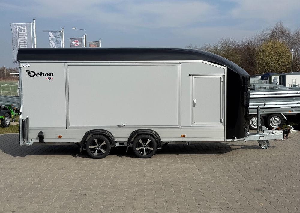 DEBON Debon C1000 - kryta laweta | 490 x 202 cm / 3500kg / felgi ALU / wciągarka elektryczna - Автовоз ремарке: снимка 3 DEBON Debon C1000 - kryta laweta | 490 x 202 cm / 3500kg / felgi ALU / wciągarka elektryczna - Автовоз ремарке: снимка 3