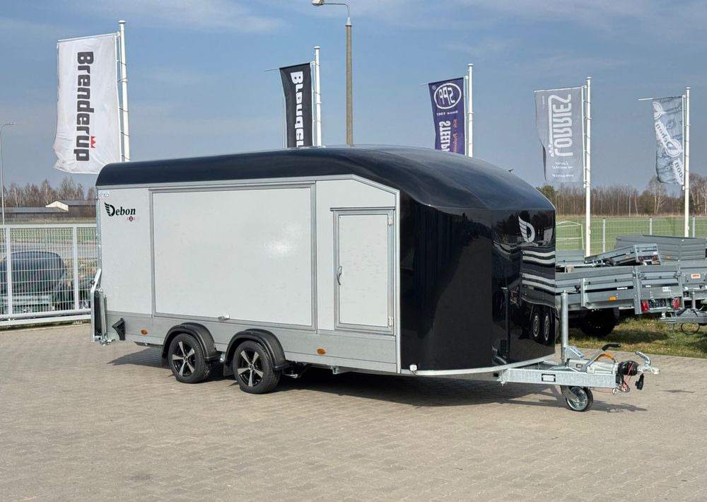 DEBON Debon C1000 - kryta laweta | 490 x 202 cm / 3500kg / felgi ALU / wciągarka elektryczna - Автовоз ремарке: снимка 2 DEBON Debon C1000 - kryta laweta | 490 x 202 cm / 3500kg / felgi ALU / wciągarka elektryczna - Автовоз ремарке: снимка 2