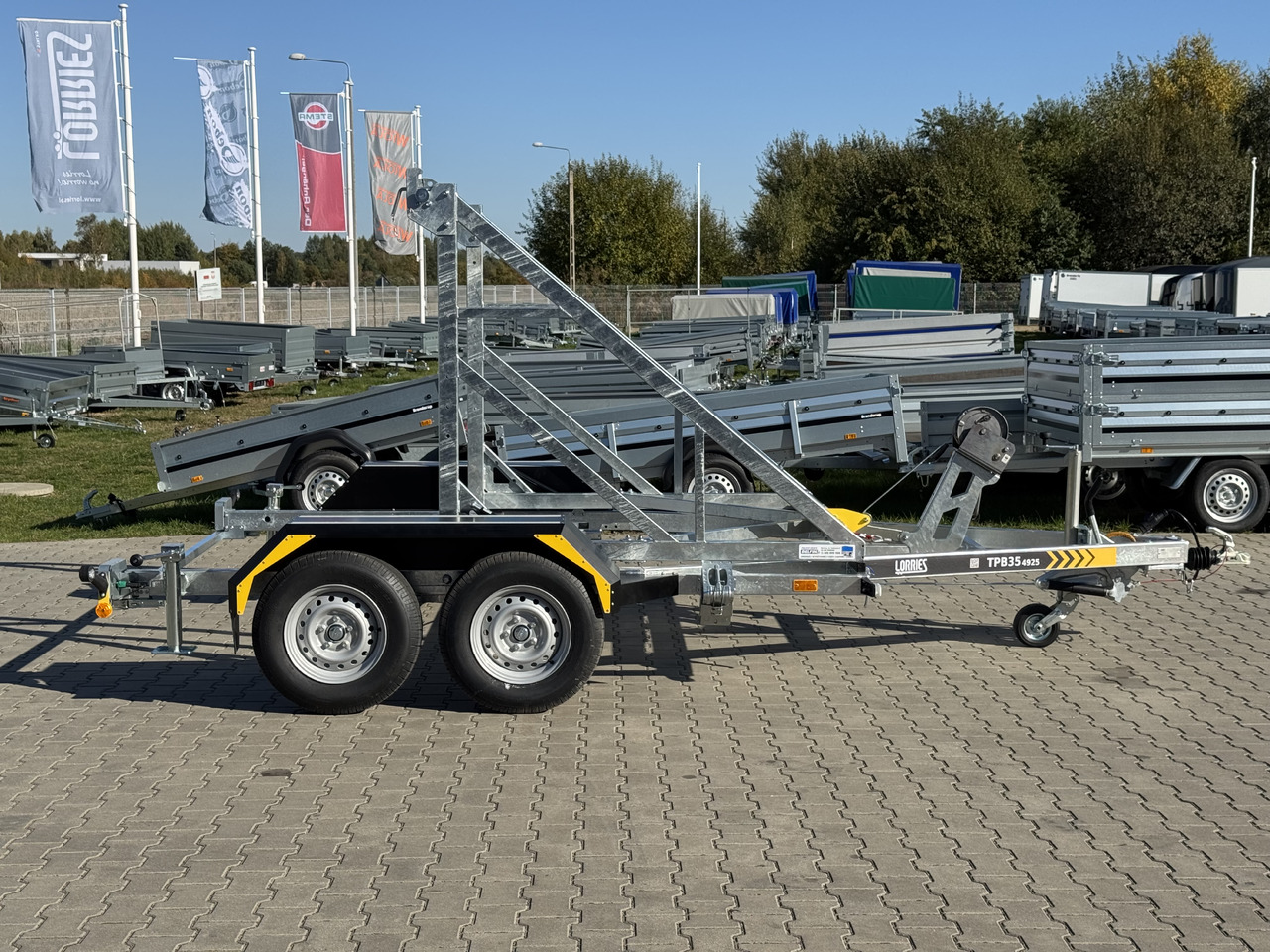 Нови Кабелно ремарке LORRIES TPB35-4925 + wciągarka elektryczna | 3500kg: снимка 15 Нови Кабелно ремарке LORRIES TPB35-4925 + wciągarka elektryczna | 3500kg: снимка 15