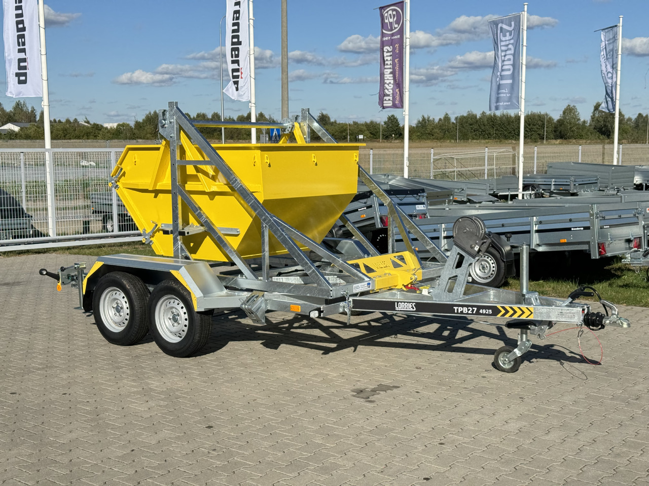 Нови Кабелно ремарке LORRIES TPB35-4925 + wciągarka elektryczna | 3500kg: снимка 10 Нови Кабелно ремарке LORRIES TPB35-4925 + wciągarka elektryczna | 3500kg: снимка 10