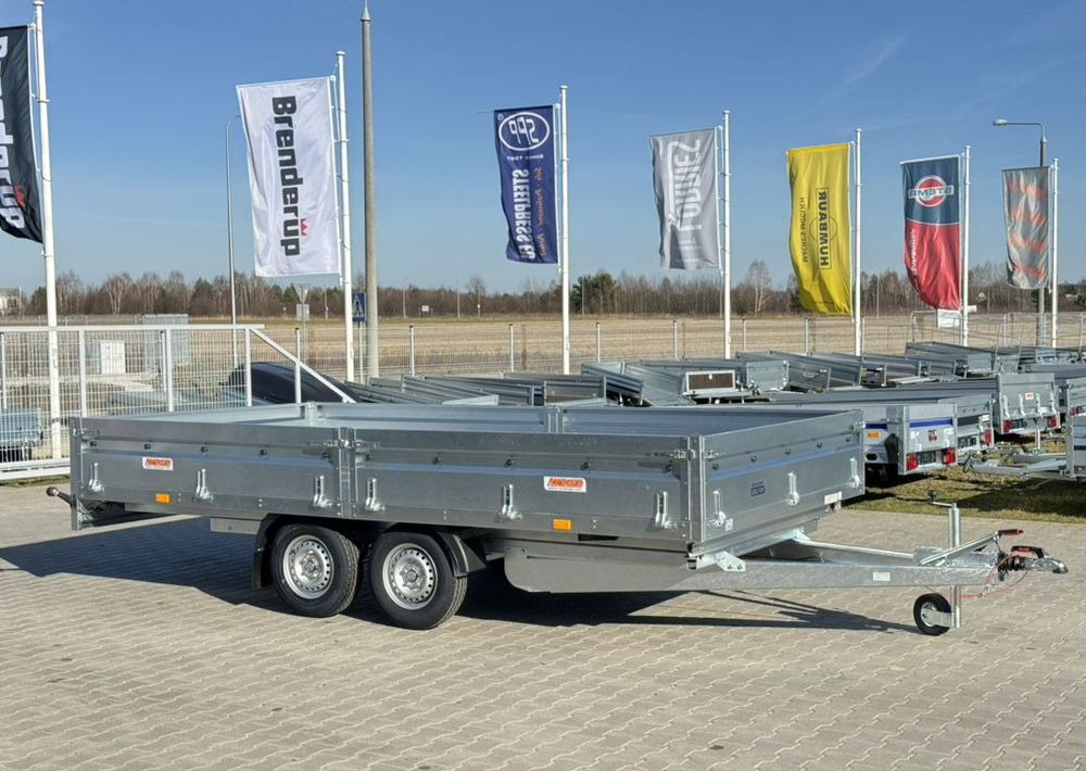 NEPTUN GN242 Nordica N20-420 2 kps / 420 x 215 cm - Бордово ремарке/ Платформа: снимка 1 NEPTUN GN242 Nordica N20-420 2 kps / 420 x 215 cm - Бордово ремарке/ Платформа: снимка 1