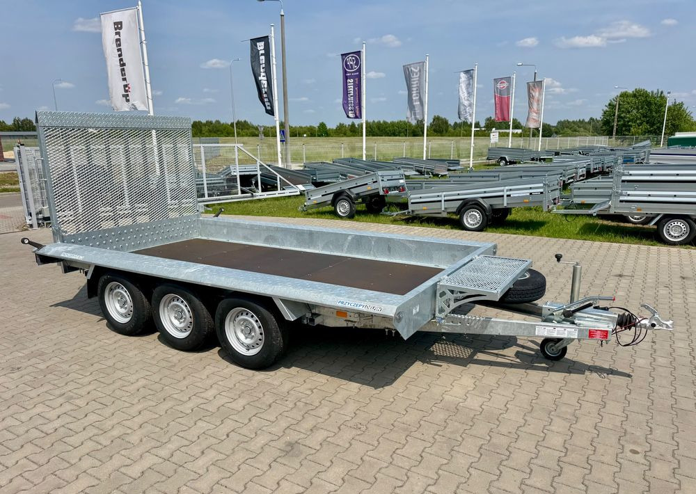 Niewiadów KN401835T - 400 x 185 cm | 2570kg ładowności | trap stalowy | 3-osiowa budowlanka - Ремарке за строителна техника: снимка 1 Niewiadów KN401835T - 400 x 185 cm | 2570kg ładowności | trap stalowy | 3-osiowa budowlanka - Ремарке за строителна техника: снимка 1