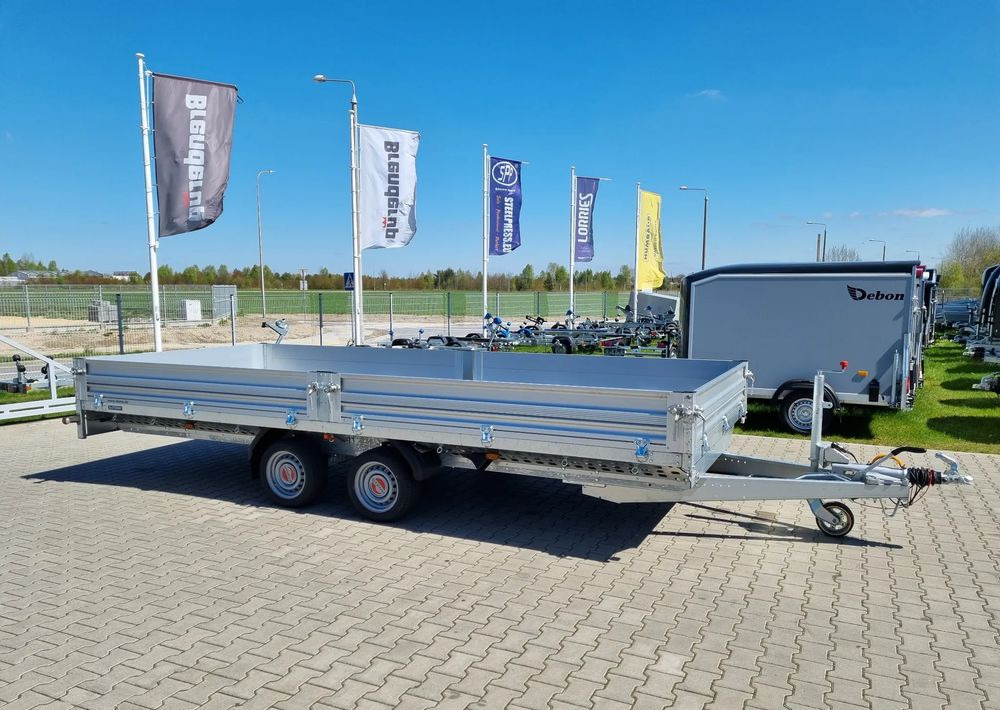 STEMA Stema Przyczepa 510x213 cm ALU 3,5T hamowana - Бордово ремарке/ Платформа: снимка 1 STEMA Stema Przyczepa 510x213 cm ALU 3,5T hamowana - Бордово ремарке/ Платформа: снимка 1