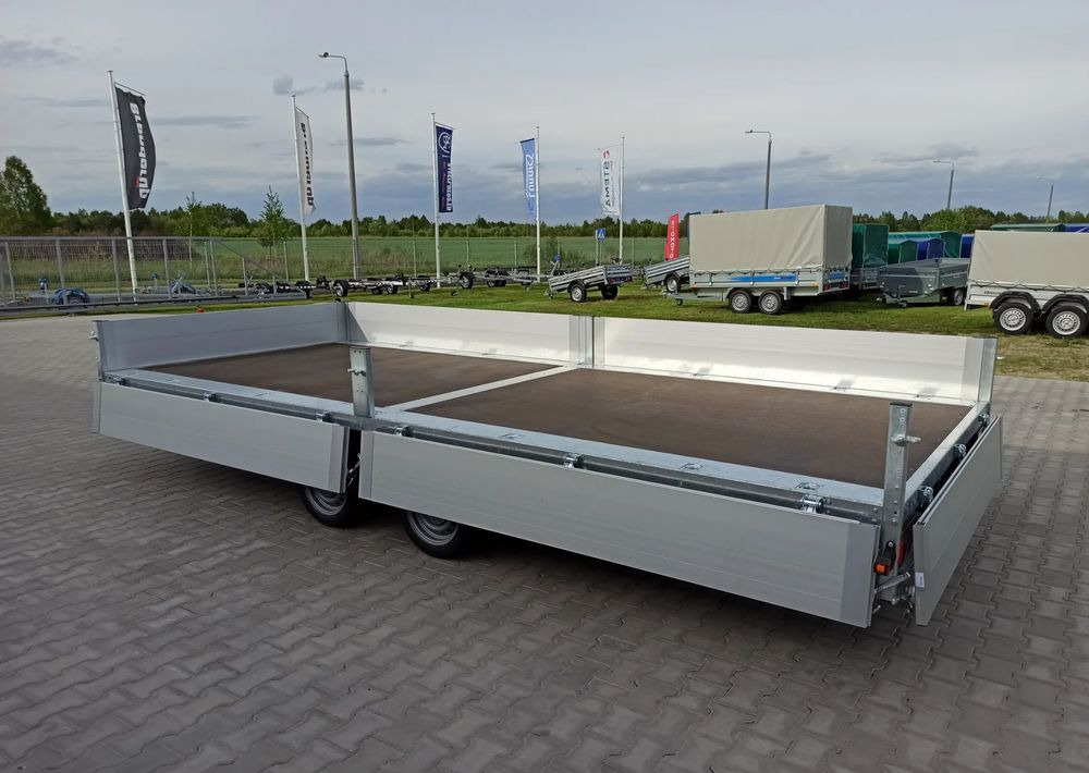 Нови Бордово ремарке/ Платформа STEMA Stema Przyczepa 510x213 cm ALU 3,5T hamowana: снимка 13