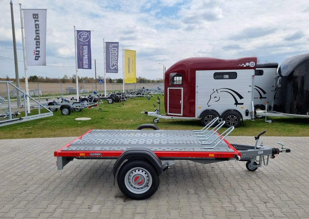 Stema STM 02 10-25-15.1 red | 251x153 cm 3 motocykle | DMC 1000kg - Ремарке за кола: снимка 3 Stema STM 02 10-25-15.1 red | 251x153 cm 3 motocykle | DMC 1000kg - Ремарке за кола: снимка 3