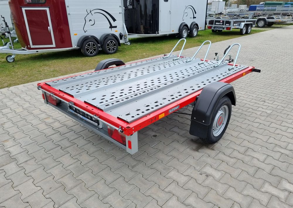 Stema STM 02 10-25-15.1 red | 251x153 cm 3 motocykle | DMC 1000kg - Ремарке за кола: снимка 4 Stema STM 02 10-25-15.1 red | 251x153 cm 3 motocykle | DMC 1000kg - Ремарке за кола: снимка 4