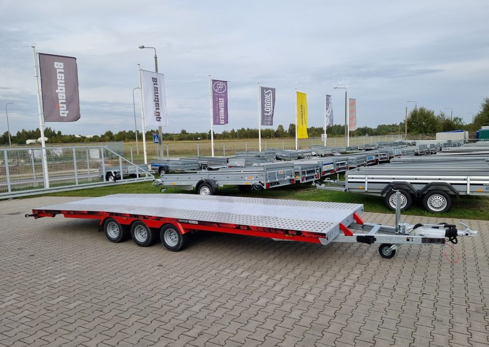 TA-NO Scorpio 60 PREMIUM | 600 x 210 cm / 3500 kg / 3 osie - Автовоз ремарке: снимка 1 TA-NO Scorpio 60 PREMIUM | 600 x 210 cm / 3500 kg / 3 osie - Автовоз ремарке: снимка 1