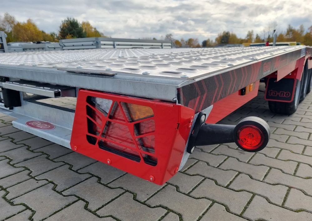 Нови Автовоз ремарке TA-NO TA-NO Scorpio 55 PREMIUM laweta 3 osiowa 5.5m 3500kg DMC najazdy niski załadunek: снимка 11