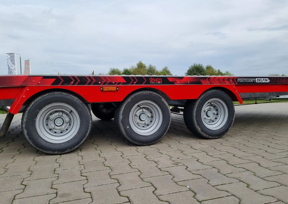 Нови Автовоз ремарке TA-NO TA-NO Scorpio 55 PREMIUM laweta 3 osiowa 5.5m 3500kg DMC najazdy niski załadunek: снимка 17