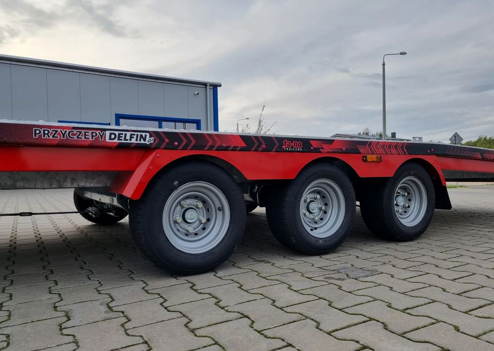 Нови Автовоз ремарке TA-NO TA-NO Scorpio 55 PREMIUM laweta 3 osiowa 5.5m 3500kg DMC najazdy niski załadunek: снимка 18