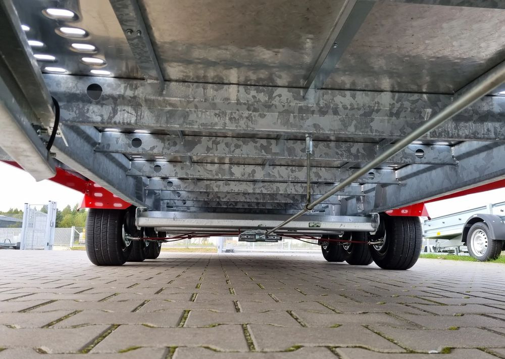 Нови Автовоз ремарке TA-NO TA-NO Scorpio 55 PREMIUM laweta 3 osiowa 5.5m 3500kg DMC najazdy niski załadunek: снимка 19