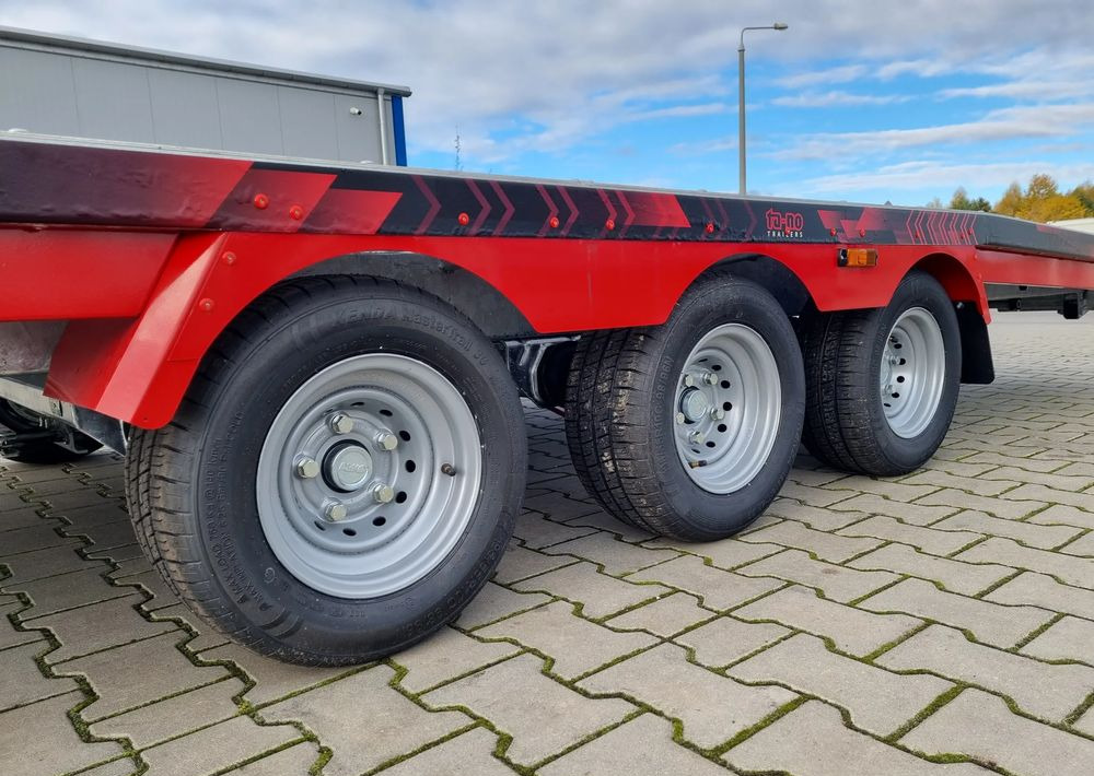 Нови Автовоз ремарке TA-NO TA-NO Scorpio 55 PREMIUM laweta 3 osiowa 5.5m 3500kg DMC najazdy niski załadunek: снимка 12