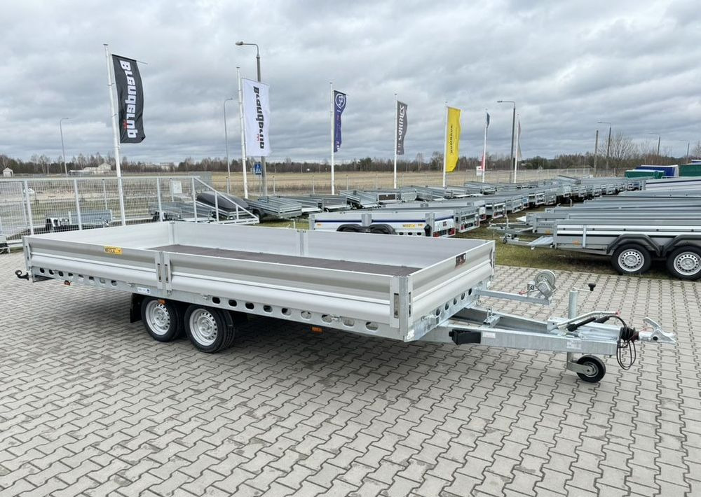 WIOLA Wiola Multitrailer 3.5S | 500 x 210 cm | najazdy aluminiowe | burty aluminiowe - Бордово ремарке/ Платформа: снимка 1 WIOLA Wiola Multitrailer 3.5S | 500 x 210 cm | najazdy aluminiowe | burty aluminiowe - Бордово ремарке/ Платформа: снимка 1