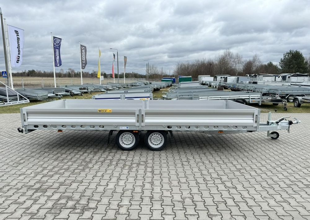 Wiola Multitrailer 3.5S | 500 x 210 cm | najazdy aluminiowe | burty aluminiowe - Бордово ремарке/ Платформа: снимка 4 Wiola Multitrailer 3.5S | 500 x 210 cm | najazdy aluminiowe | burty aluminiowe - Бордово ремарке/ Платформа: снимка 4