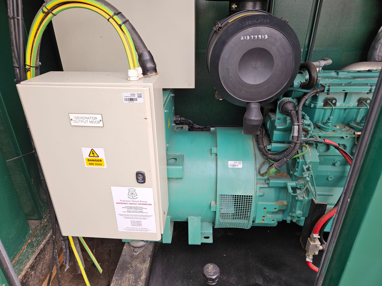 Инструмент/ Оборудване VOLVO TAD 720 GE DIESEL GENERATOR 120KW 150KVA 250 HOURS VOLVO TAD 720 GE DIESEL GENERATOR 120KW 150KVA 250 HOURS: снимка 9