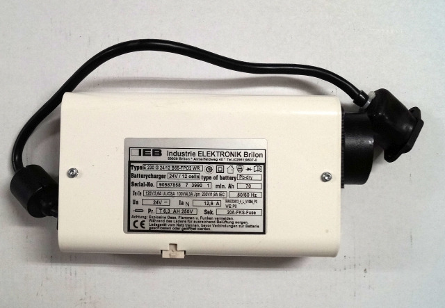 IEB 90587858 | IEB charger EFG 230 G 24/12 B65-FP02 WR 24V12,6A 220V 50/60Hz fro - Акумулатор за Подемно-транспортна техника: снимка 1 IEB 90587858 | IEB charger EFG 230 G 24/12 B65-FP02 WR 24V12,6A 220V 50/60Hz fro - Акумулатор за Подемно-транспортна техника: снимка 1