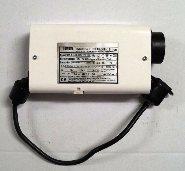 IEB 90587858 | IEB charger EFG 230 G 24/12 B65-FP02 WR 24V12,6A 220V 50/60Hz fro - Акумулатор за Подемно-транспортна техника: снимка 1 IEB 90587858 | IEB charger EFG 230 G 24/12 B65-FP02 WR 24V12,6A 220V 50/60Hz fro - Акумулатор за Подемно-транспортна техника: снимка 1