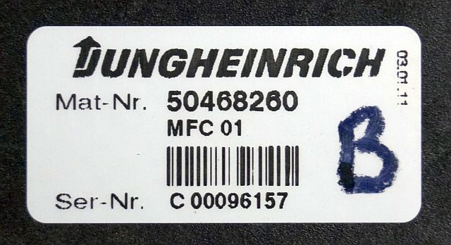 Jungheinrich 50468260 | MFC01 Brake sn C00096157 from ETV214 year 2011 - Блок за управление за Подемно-транспортна техника: снимка 3 Jungheinrich 50468260 | MFC01 Brake sn C00096157 from ETV214 year 2011 - Блок за управление за Подемно-транспортна техника: снимка 3