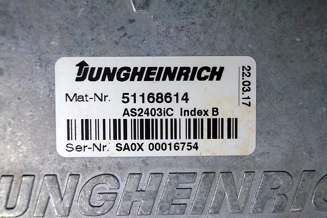 Jungheinrich 51168614 | Rij regeling Drive controller complete with internal cha - Блок за управление за Подемно-транспортна техника: снимка 4 Jungheinrich 51168614 | Rij regeling Drive controller complete with internal cha - Блок за управление за Подемно-транспортна техника: снимка 4