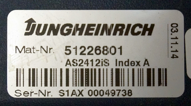 Jungheinrich 51226801 | Rij/hef/stuur regeling drive/lift/steering controller A - Блок за управление за Подемно-транспортна техника: снимка 2 Jungheinrich 51226801 | Rij/hef/stuur regeling drive/lift/steering controller A - Блок за управление за Подемно-транспортна техника: снимка 2