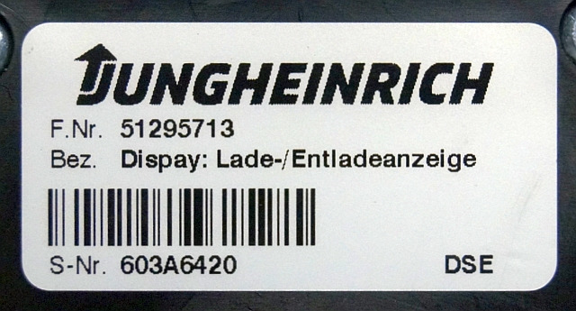 Jungheinrich 51295713 | Battery indicator sn. 603A6420 - Табло за Подемно-транспортна техника: снимка 3 Jungheinrich 51295713 | Battery indicator sn. 603A6420 - Табло за Подемно-транспортна техника: снимка 3