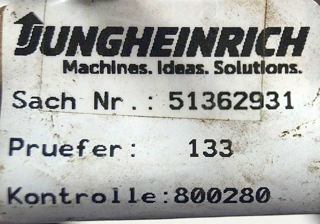 Jungheinrich 51362931 | Kabelboom Wiring loom Kabelboom Wiring loom - Електрическа система за Подемно-транспортна техника: снимка 2 Jungheinrich 51362931 | Kabelboom Wiring loom Kabelboom Wiring loom - Електрическа система за Подемно-транспортна техника: снимка 2