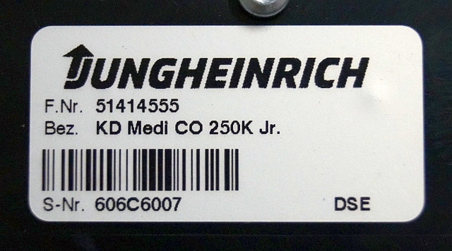 Jungheinrich 51414555 | Display KD MEDI CO 250K Jr DSE sn. 606C6007 - Табло за Подемно-транспортна техника: снимка 3 Jungheinrich 51414555 | Display KD MEDI CO 250K Jr DSE sn. 606C6007 - Табло за Подемно-транспортна техника: снимка 3