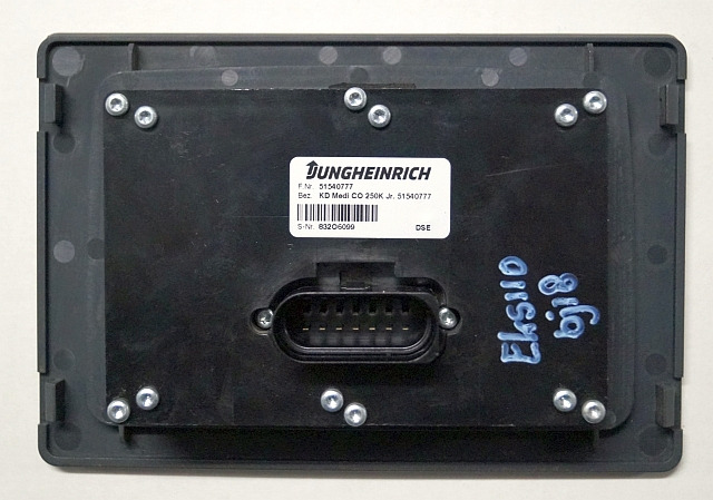 Jungheinrich 51540777 | Display KD MEDI CO 250K Jr from EKS110 2018 sn. 832O6099 - Табло за Подемно-транспортна техника: снимка 2 Jungheinrich 51540777 | Display KD MEDI CO 250K Jr from EKS110 2018 sn. 832O6099 - Табло за Подемно-транспортна техника: снимка 2