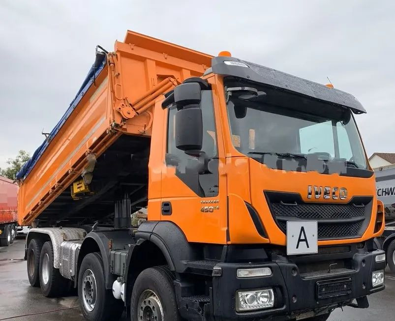 Iveco Trakker 450 E6 / BB/ 8x4 / Wywrotka Meiller 3-stronna / Bordmatik / Automat / Retarder - Самосвал камион: снимка 3 Iveco Trakker 450 E6 / BB/ 8x4 / Wywrotka Meiller 3-stronna / Bordmatik / Automat / Retarder - Самосвал камион: снимка 3