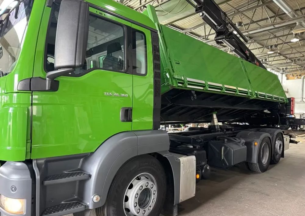 MAN TGS 26.360 | Wywrotka z HDS Hiab 166 K Pro | Euro 5 | 6x2 | - Самосвал камион: снимка 2 MAN TGS 26.360 | Wywrotka z HDS Hiab 166 K Pro | Euro 5 | 6x2 | - Самосвал камион: снимка 2