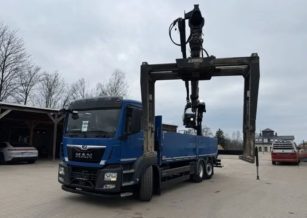 MAN TGS 26.460 | Palfinger PK20.501L | 2 wysuwy | Euro 6 | 2019 | 125 tys. km! - Камион с кран, Бордови камион: снимка 1 MAN TGS 26.460 | Palfinger PK20.501L | 2 wysuwy | Euro 6 | 2019 | 125 tys. km! - Камион с кран, Бордови камион: снимка 1