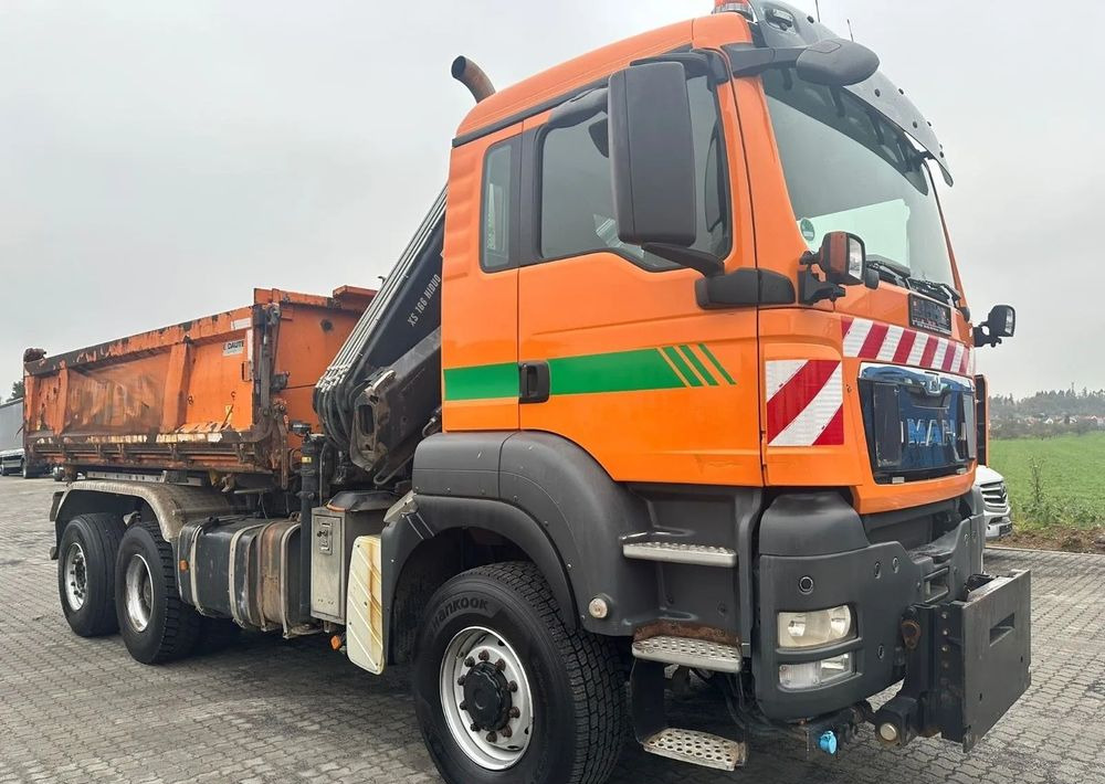 MAN TGS 26.480 6x4 •KRAN HIAB XS 166 HIDUO • Wywrotka 3-stronna • Bordmatik • Euro 6 • Retarder • - Самосвал камион: снимка 1 MAN TGS 26.480 6x4 •KRAN HIAB XS 166 HIDUO • Wywrotka 3-stronna • Bordmatik • Euro 6 • Retarder • - Самосвал камион: снимка 1