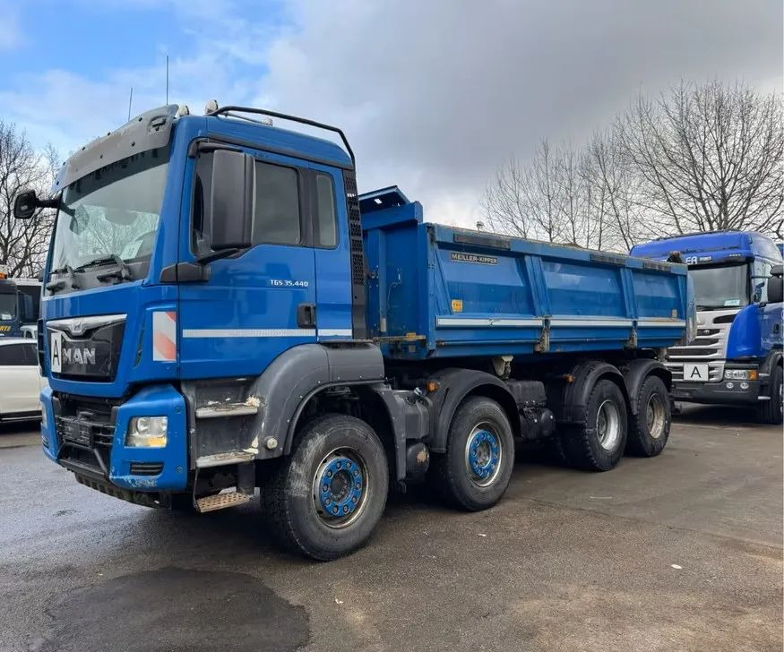 MAN TGS 35.440/ 8X4 / BB / Meiller 3-stronny wywrotka / Bordmatik / Euro6 / Retarder - Самосвал камион: снимка 1 MAN TGS 35.440/ 8X4 / BB / Meiller 3-stronny wywrotka / Bordmatik / Euro6 / Retarder - Самосвал камион: снимка 1