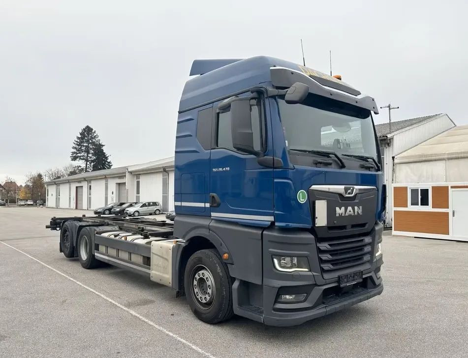 MAN TGX 26.470 6x2 | BDF | Oś podnoszona + skrętna | Retarder | Euro 6 | Automatyczna klimatyzacja | Napęd na tylne koła - Шаси кабина: снимка 1 MAN TGX 26.470 6x2 | BDF | Oś podnoszona + skrętna | Retarder | Euro 6 | Automatyczna klimatyzacja | Napęd na tylne koła - Шаси кабина: снимка 1