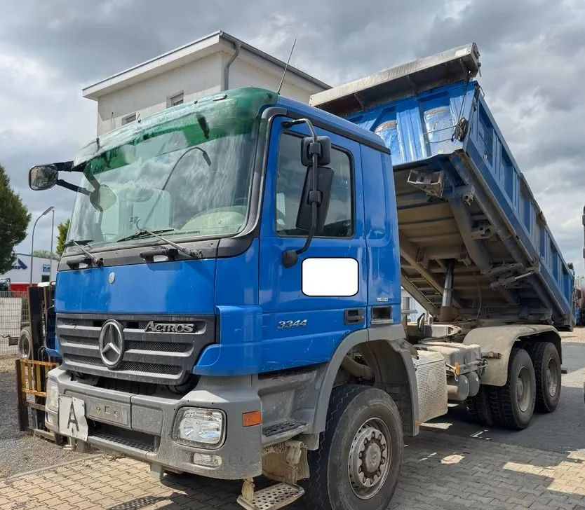 Самосвал камион Mercedes-Benz 3344 6x6 Meiler Bordmatik – Wywrotka,Allroad,Tempomat/  Przebieg :298.000km !!!: снимка 1
