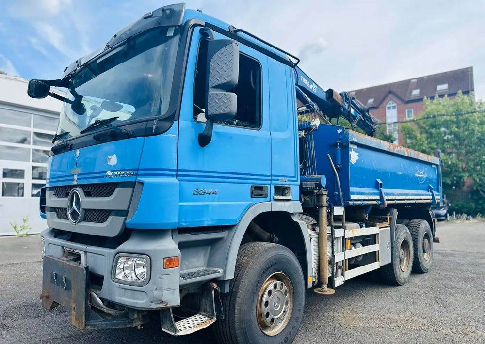 Mercedes-Benz ACTROS 3344 6x6 | Wywrotka z Kranem Terre 131 | Bordmatic - Самосвал камион: снимка 1 Mercedes-Benz ACTROS 3344 6x6 | Wywrotka z Kranem Terre 131 | Bordmatic - Самосвал камион: снимка 1